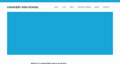 Desktop Screenshot of chanceryhs.com